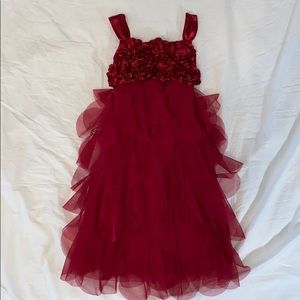 Red Rose Biscotti Dress